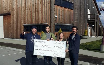 Four Winds Brewery supports REACH with Cheers for Children
